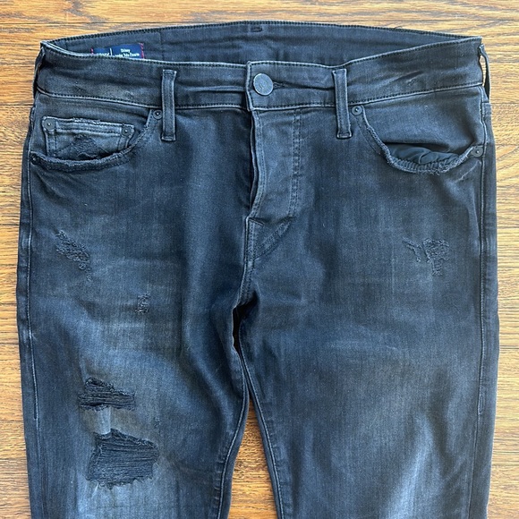 Men’s True Religion Black Super Skinny Stretch Tony Fit Jeans - Picture 2 of 7